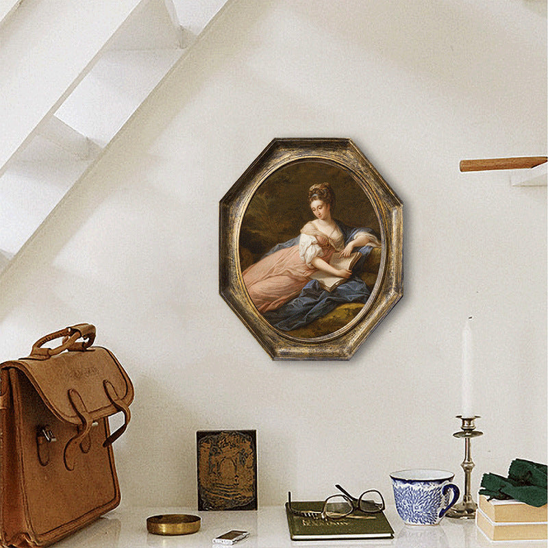 Vintage-inspired Floral Mounted Wall Art
