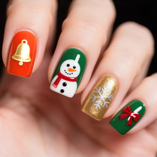 Creative Themed Press-On Nail Art Kalsten