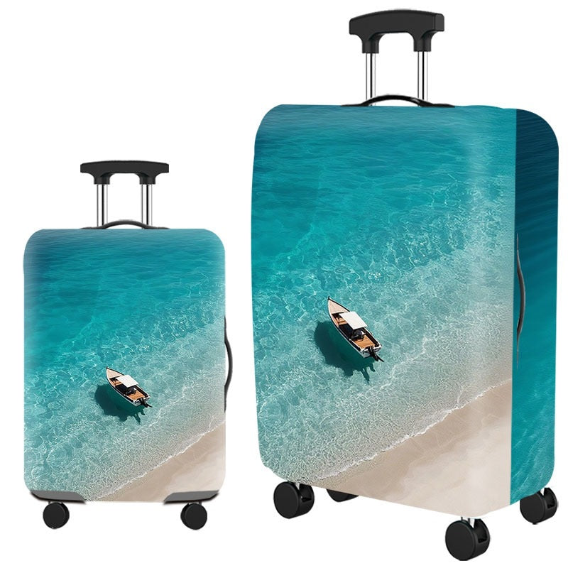 Artistic Cat-Themed Hard Shell Suitcase Kalsten