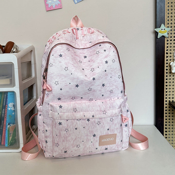 Star-Embellished Casual Backpack Kalsten
