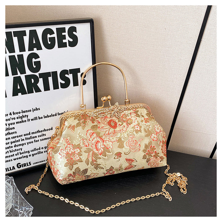 Vintage Floral Evening Bag