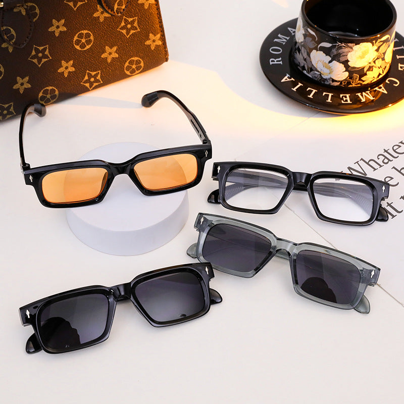 Ladies elegant rectangular sunglasses with special frame Kalsten