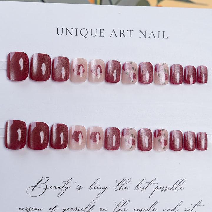 Decorative Floral Press-On Nails  1791110563