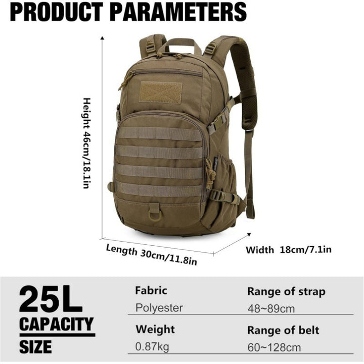 Tactical backpack with modular expansion options Kalsten
