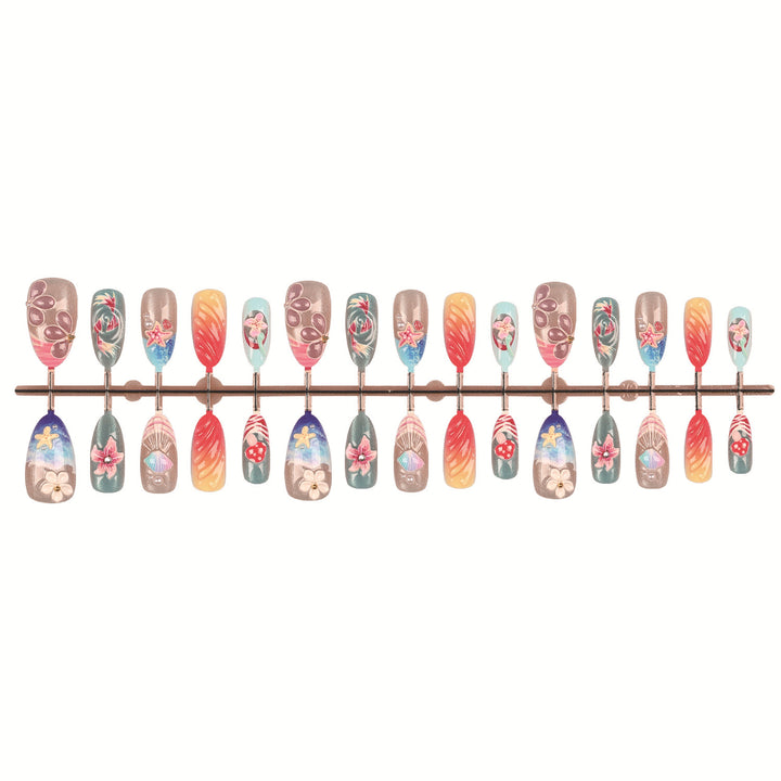 Artistic Tropical Nail Art Collection