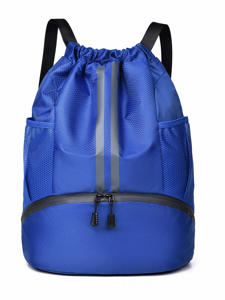 Sporty training backpack with breathable mesh sides and elastic drawstring Kalsten