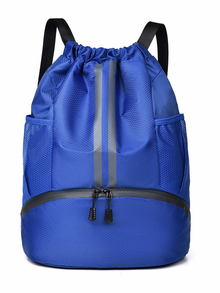 Sporty training backpack with breathable mesh sides and elastic drawstring Kalsten