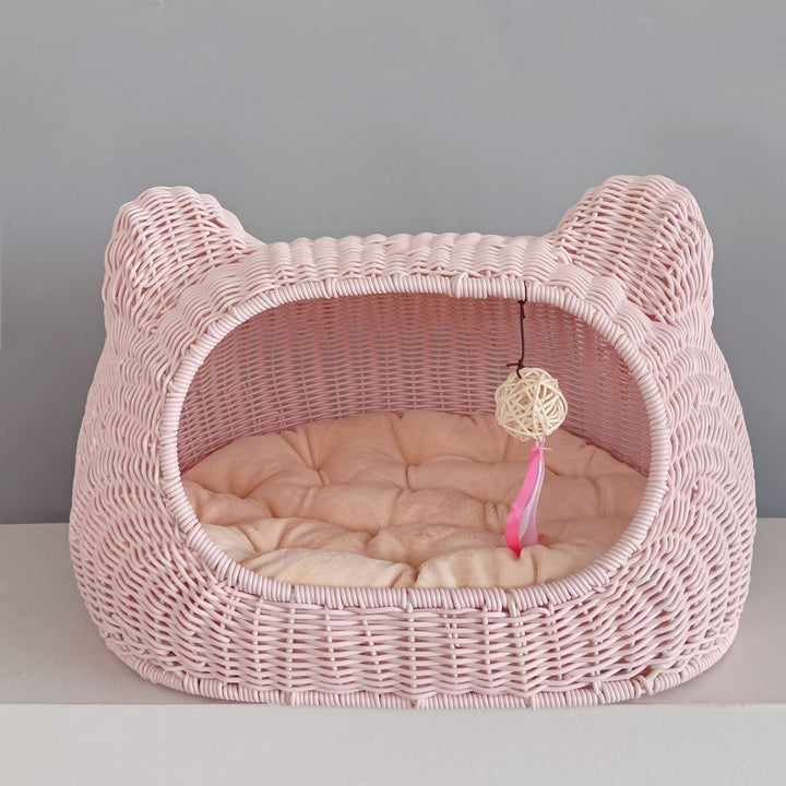 Cozy cat basket with ear design Kalsten