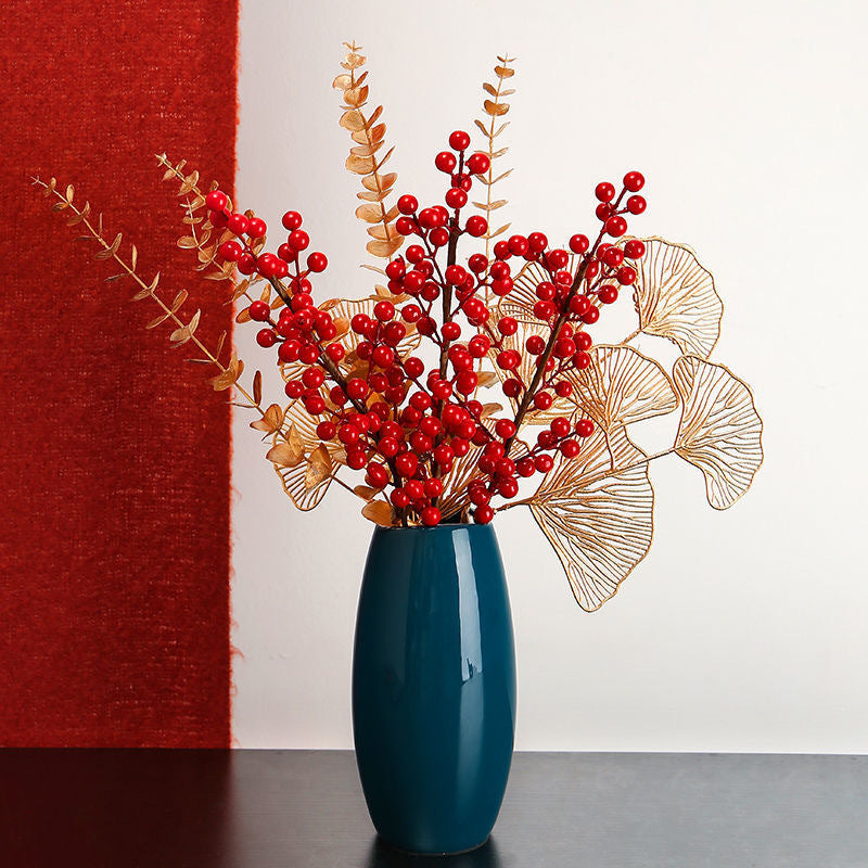 Decorative Golden Coin Branch Arrangement