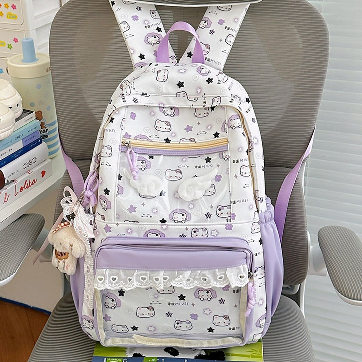 Cute Illustrated Character-Themed Backpack Kalsten