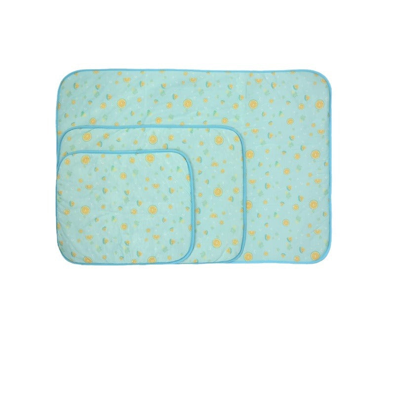 Unisex nan self-cooling pet cooling mat with pressure-activated gel core and non-slip bottom Kalsten