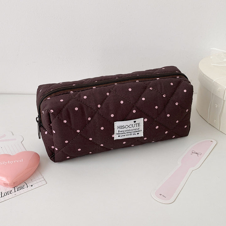 Quilted Elegance Pencil Case