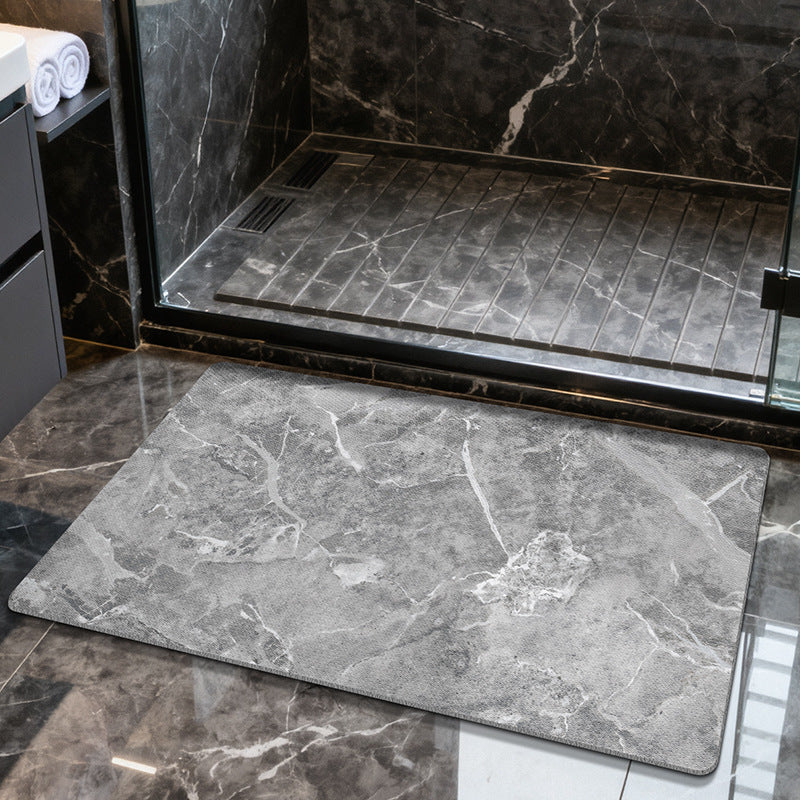 Marble Texture Bathroom Mat Kalsten
