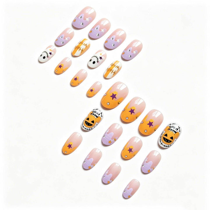 Halloween-Themed Decorative Nail Art