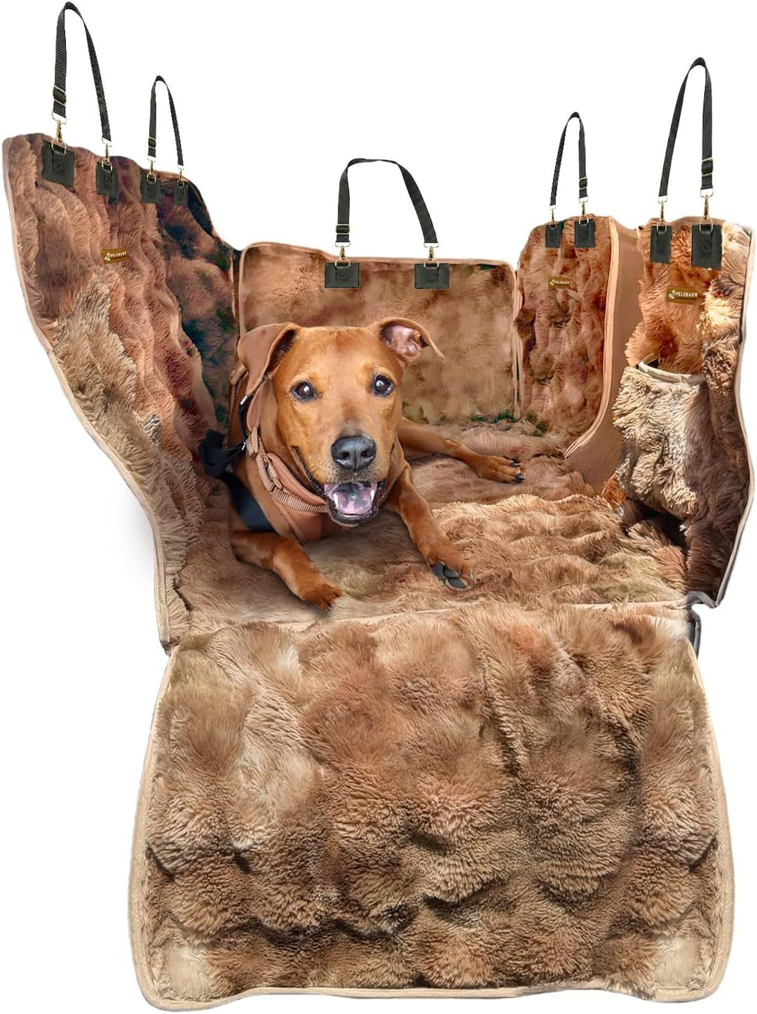 Plush Dog Car Seat Protector