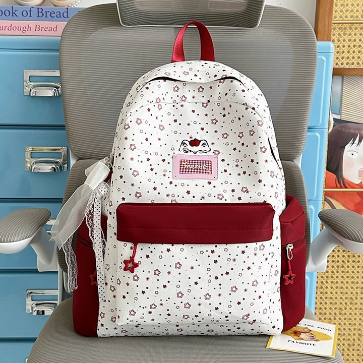 Cute Floral Embellished Backpack Kalsten