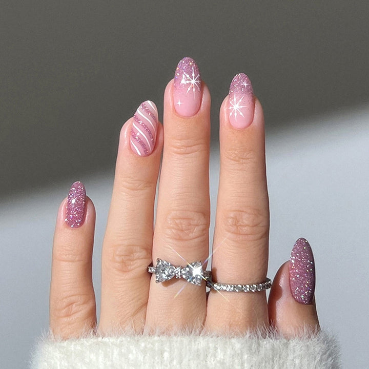 Creative Nail Art Set with Glitter and Ornament Decorations Kalsten