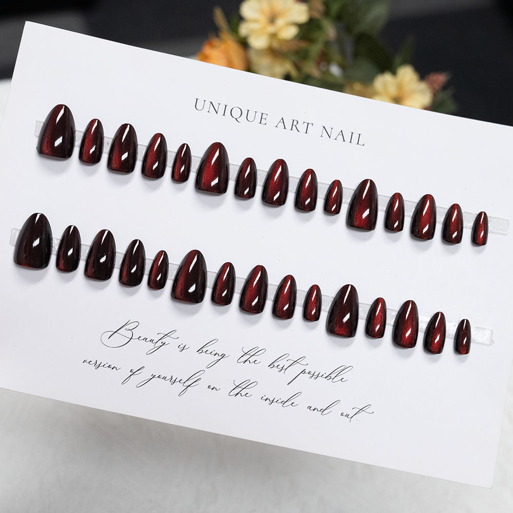 Glossy Ombre Nail Extensions
