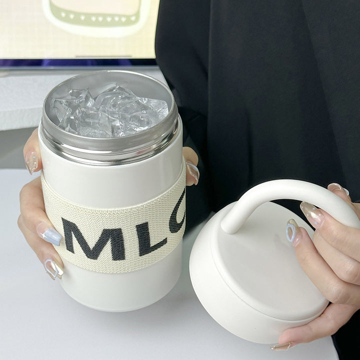 Women's multifunctional thermos cup with practical carrying handle Kalsten