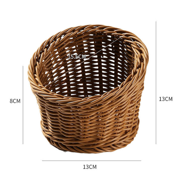 Handcrafted Natural Wicker Storage Basket Kalsten