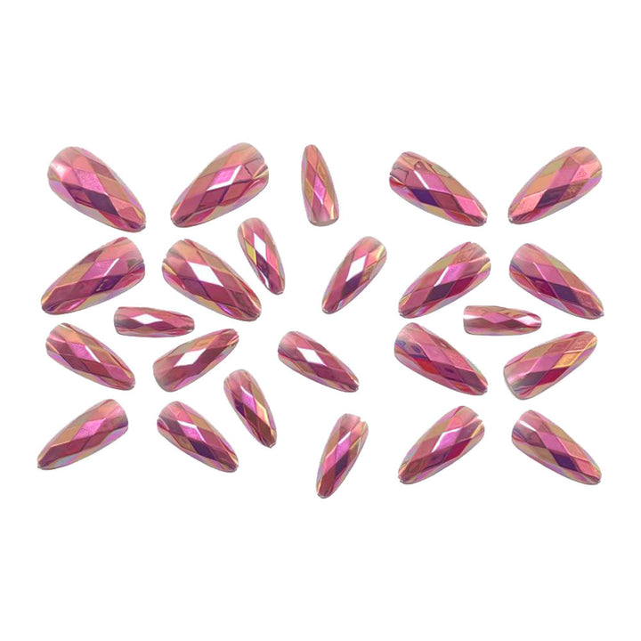 Artificial nails with radiant crystal design Kalsten
