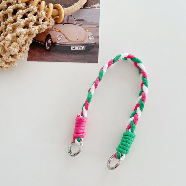 Colorful Braided Keychain Strap Kalsten