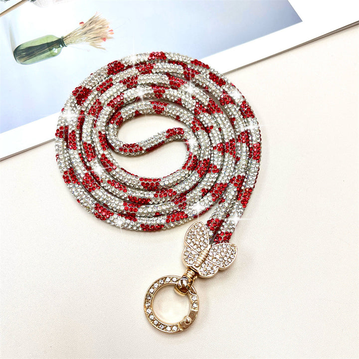 Rhinestone Encrusted Phone Lanyard Kalsten