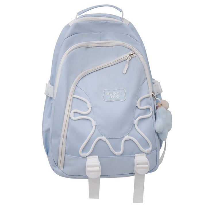 Playful Character Embroidered Backpack Kalsten
