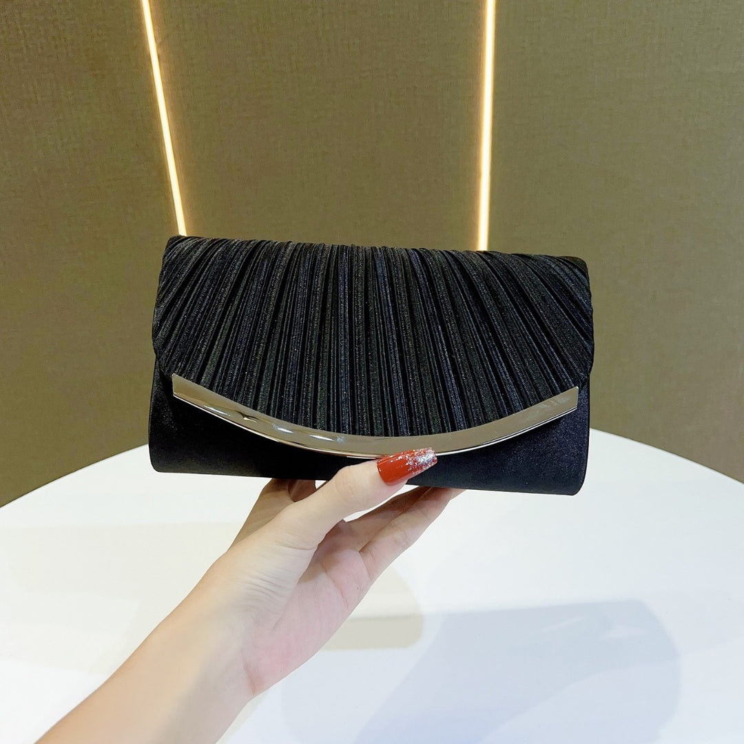 Elegant Pleated Evening Clutch