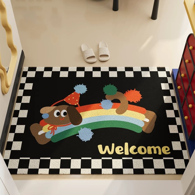 Cat-Themed Decorative Area Mat for Home Decor