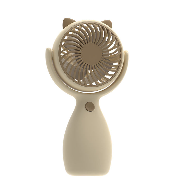 Unisex Portable Mini Hand Fan with Cat Ears and Rechargeable Battery Kalsten