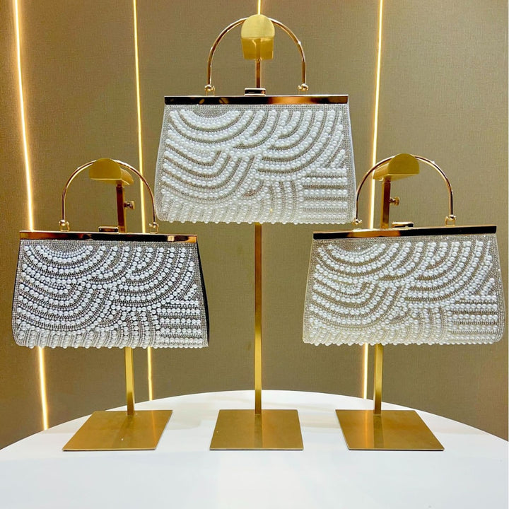 Decorative Pearl Handbag