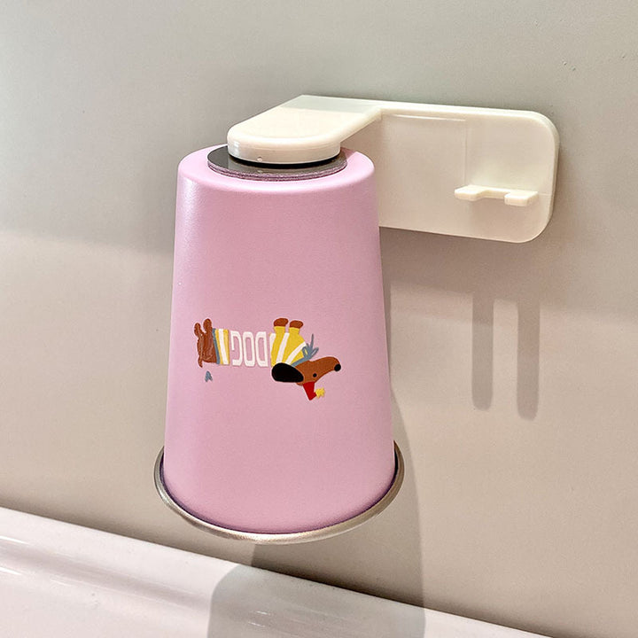 Wall cup holder with creative animal motif Kalsten