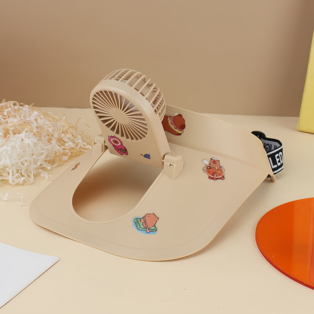 Women's Portable Neck Fan with Ergonomic Design Kalsten