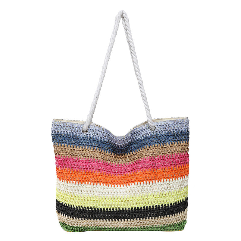 Handwoven Beach Tote Bag