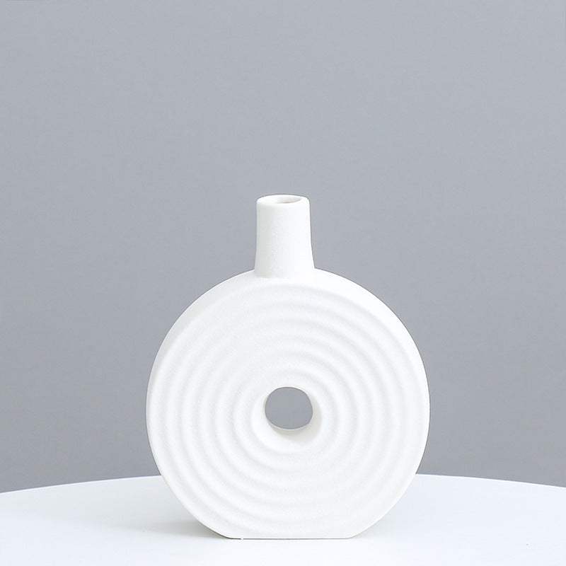 Decorative Round Ceramic Vase Kalsten