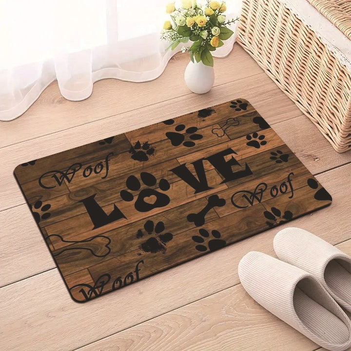 Decorative Pet-Themed Bath Mat Kalsten