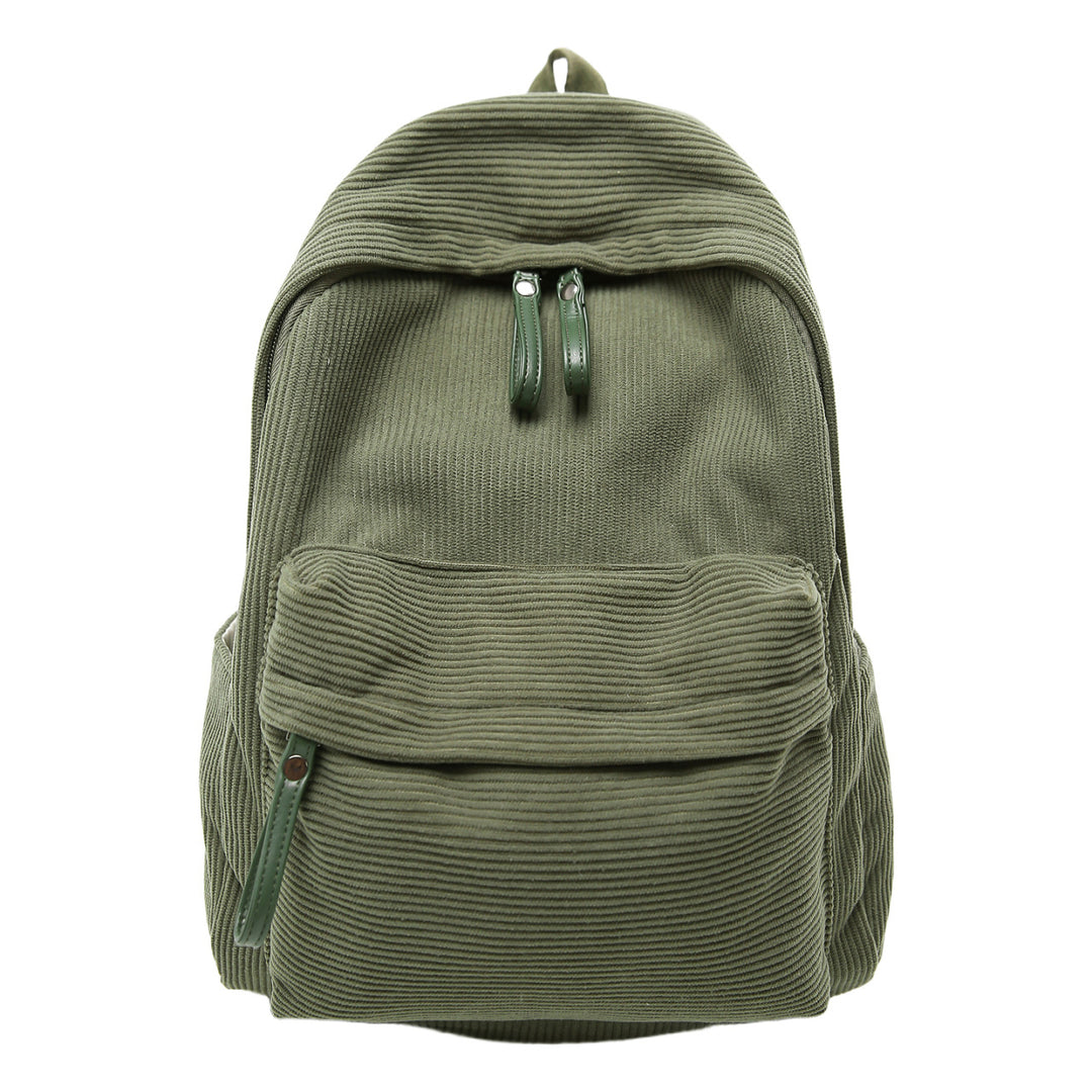 Textured Fabric Casual Backpack Kalsten