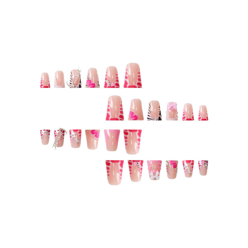 Floral Design Press-On Nail Set Kalsten