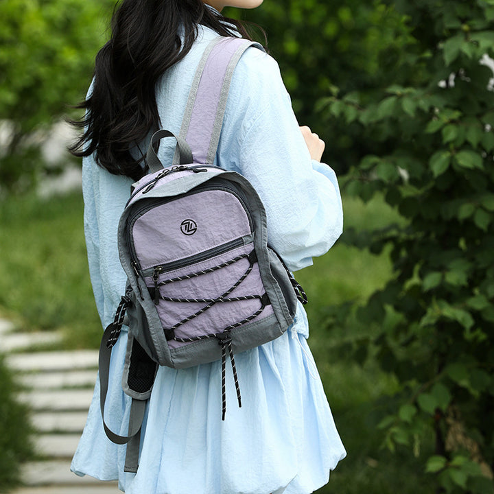 Stylish Multi-Functional Backpack with Mesh Accents Kalsten
