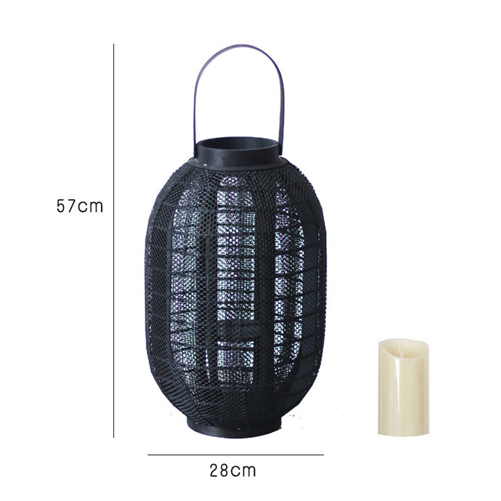 Decorative metal lantern with handle Kalsten