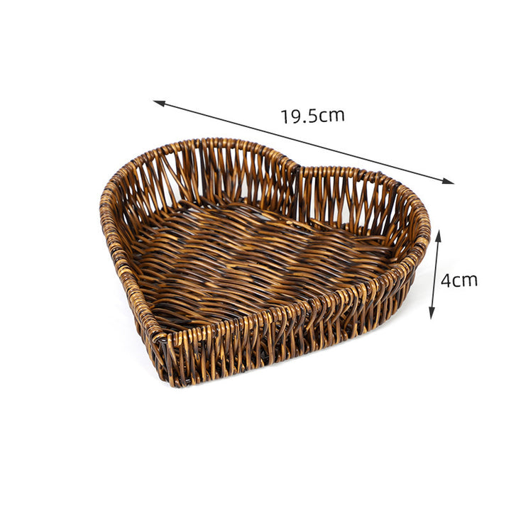 Round Woven Serving Tray Kalsten