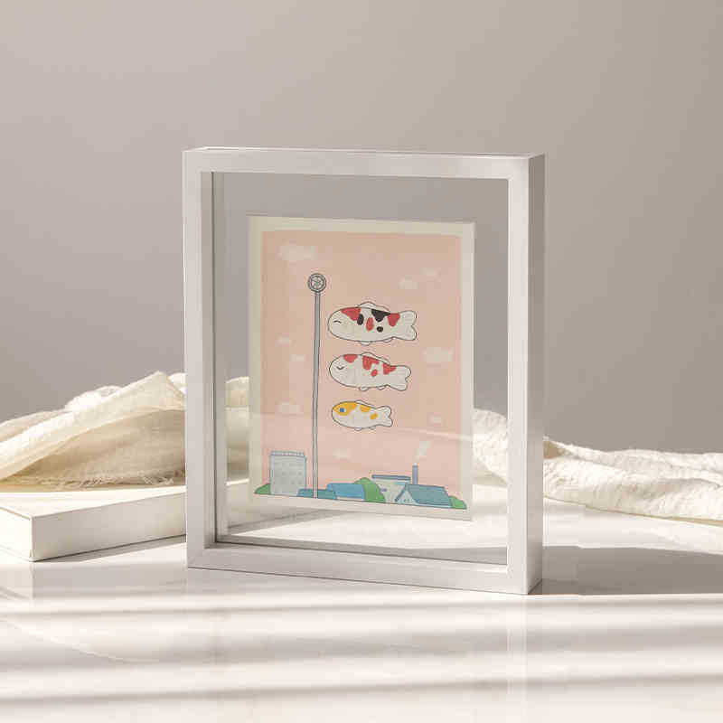 Decorative Glass Shadow Box Frame