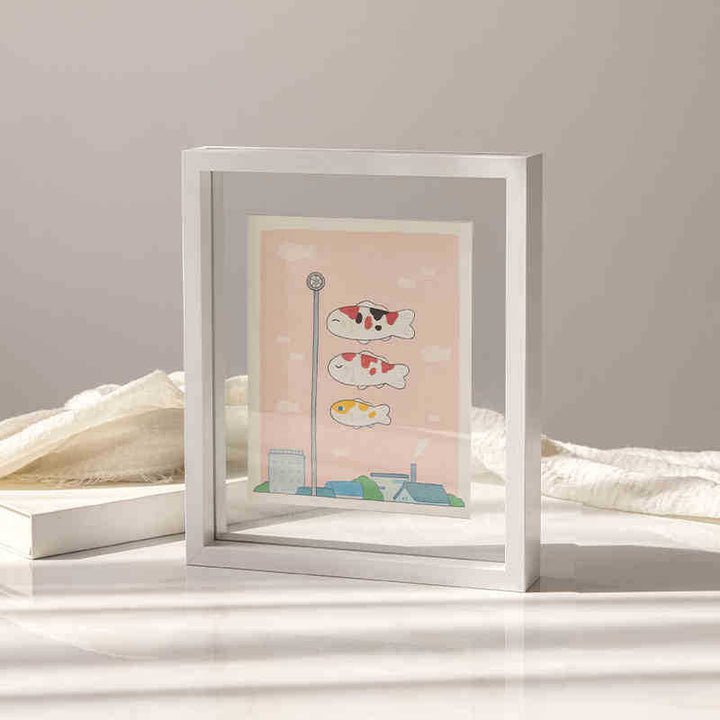 Decorative Glass Shadow Box Frame