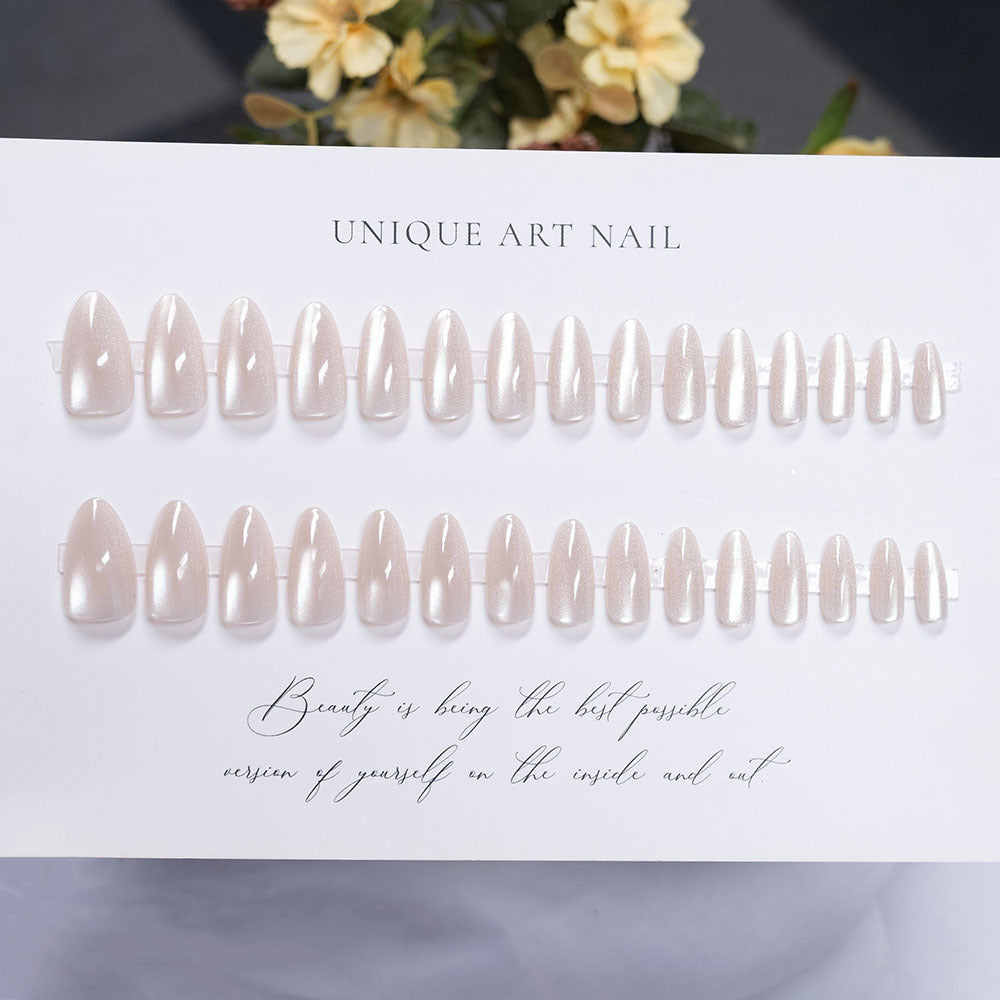 Glittering Ombre Stiletto Press-On Nails