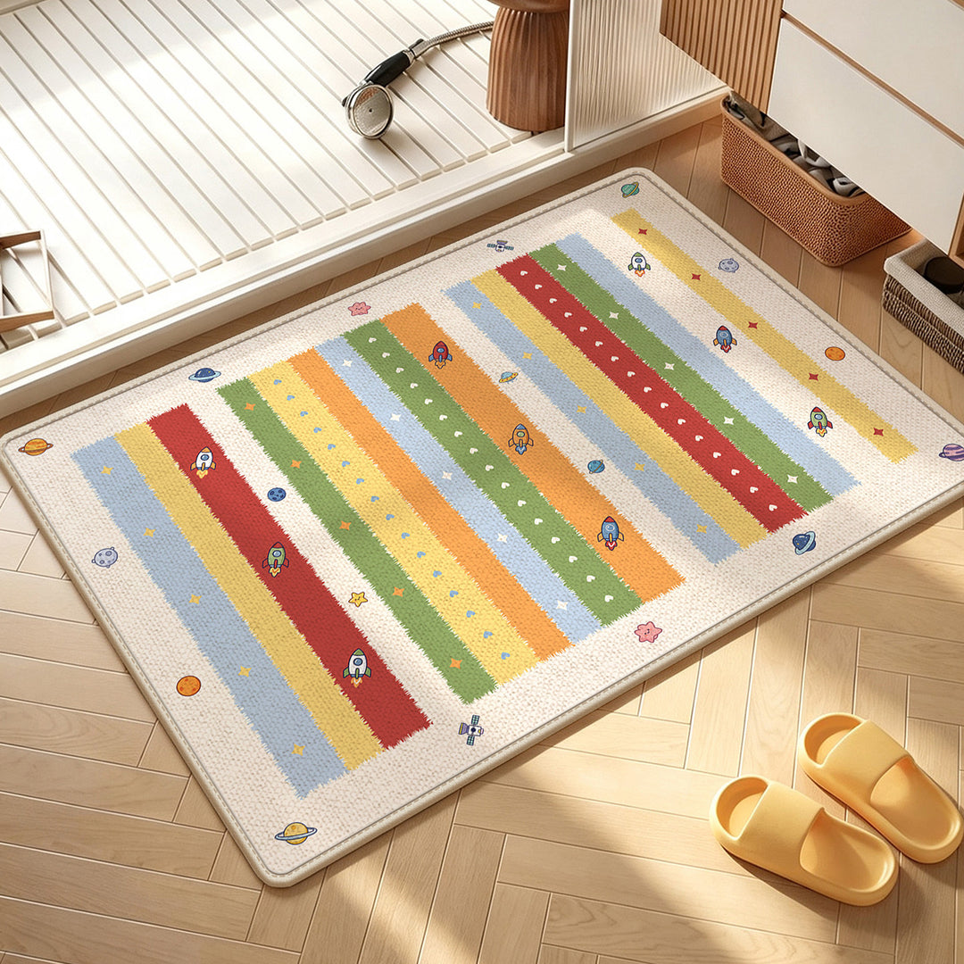 Fun Dot-Patterned Non-Slip Bathroom Mat Kalsten