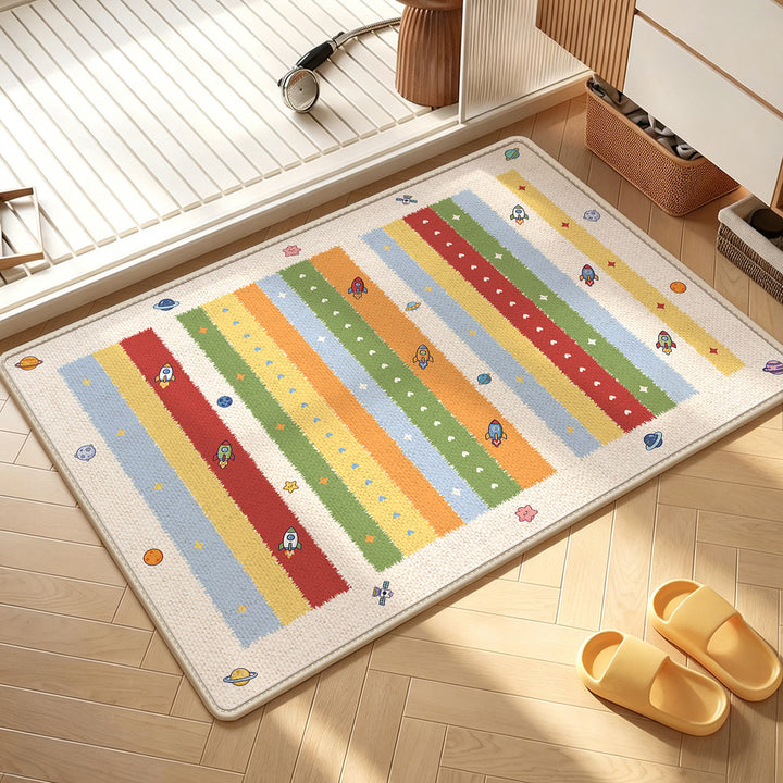 Fun Dot-Patterned Non-Slip Bathroom Mat Kalsten