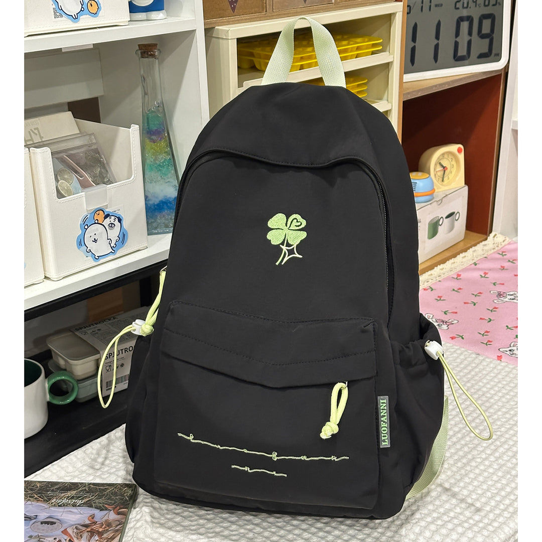 Embroidered Floral Design Backpack Kalsten