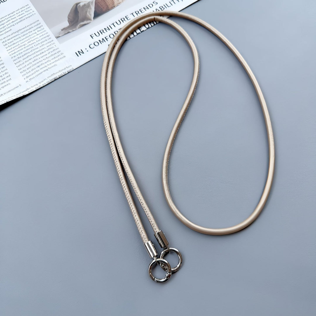 Premium Double-Ring Leather Lanyard Kalsten