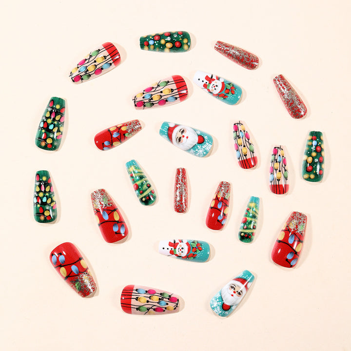 Holiday-Themed 3D Nail Art Extensions Kalsten